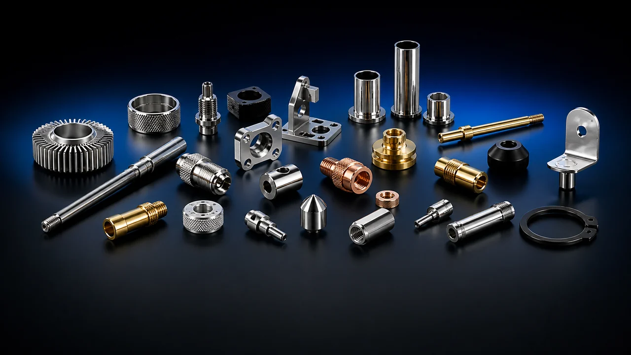 Charviso turned and CNC component collection